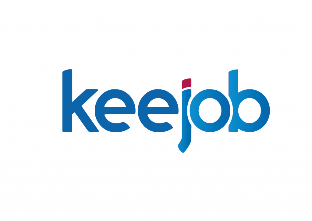 Logo Keejob blanc